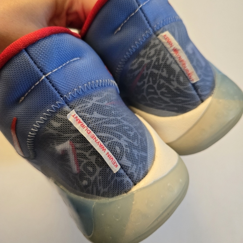 2019 Nike Kevin Durant 12 X Don C NBA All Star Game Sky Blue Red Size mens 6 - Picture 11 of 13